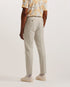 DAMASKT-Suits-Slim Cotton Linen Trouser- Ted Baker Romania